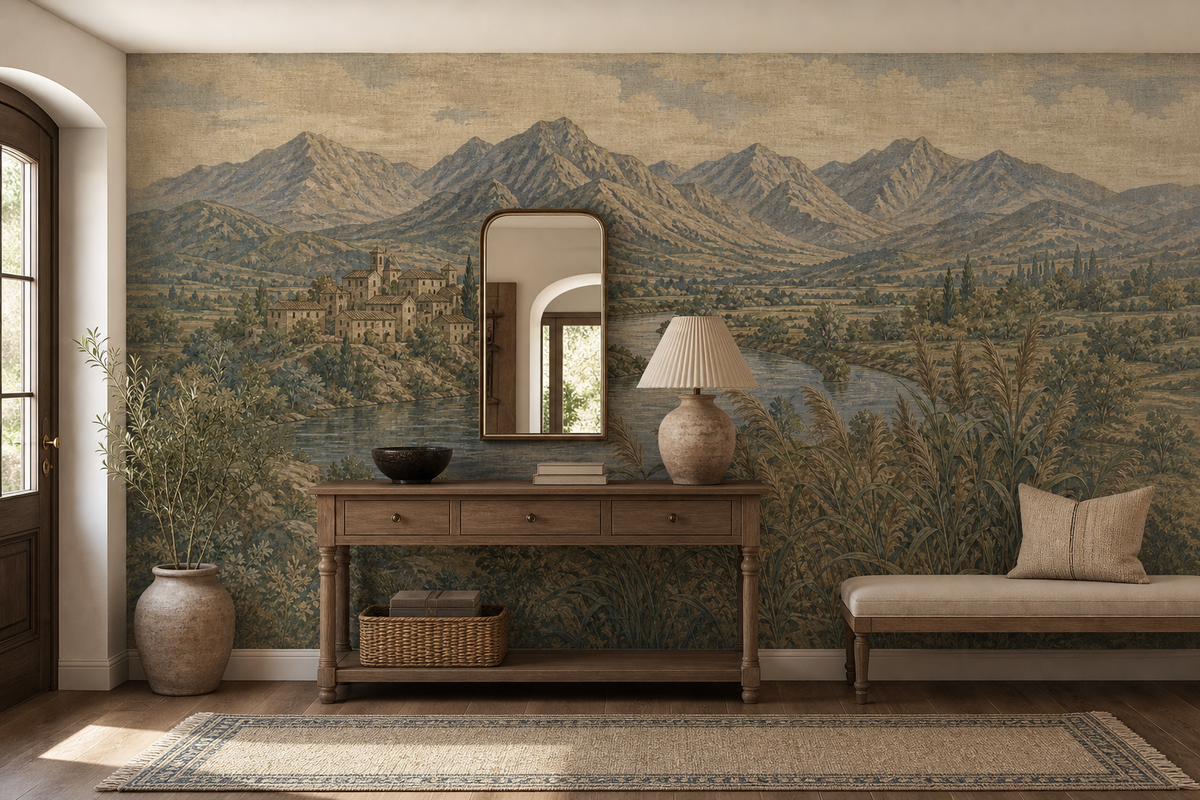 Blue River Wallpaper Mural product view