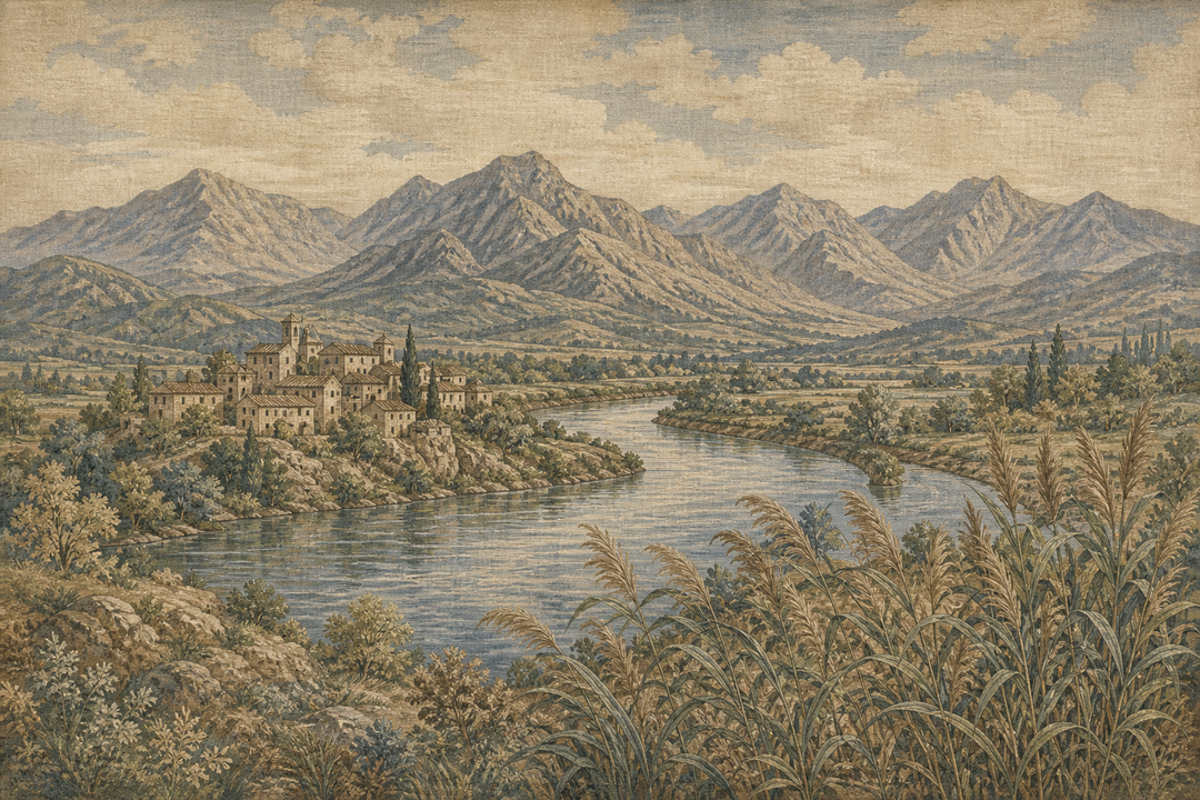 Blue River Wallpaper Mural product view