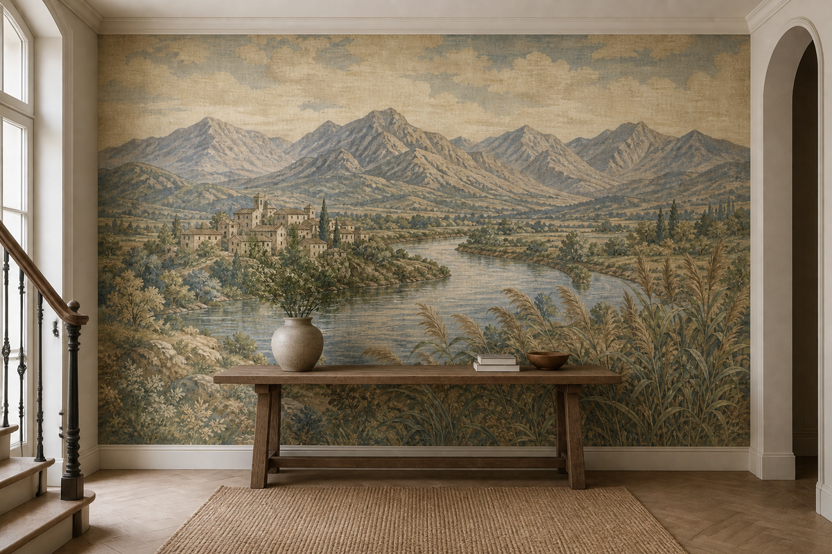 Blue River Wallpaper Mural product view