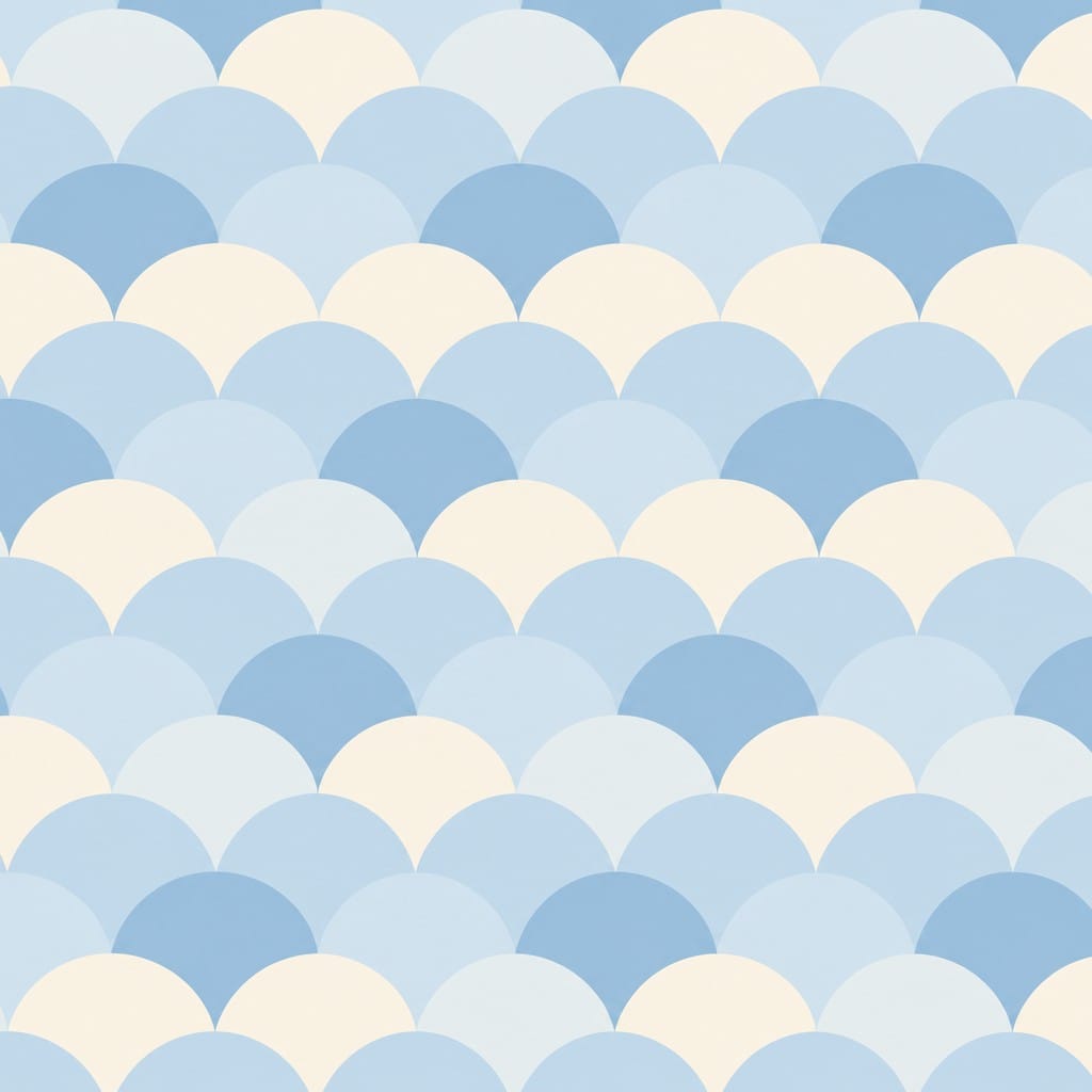Blue Design Wallpaper Mural product view