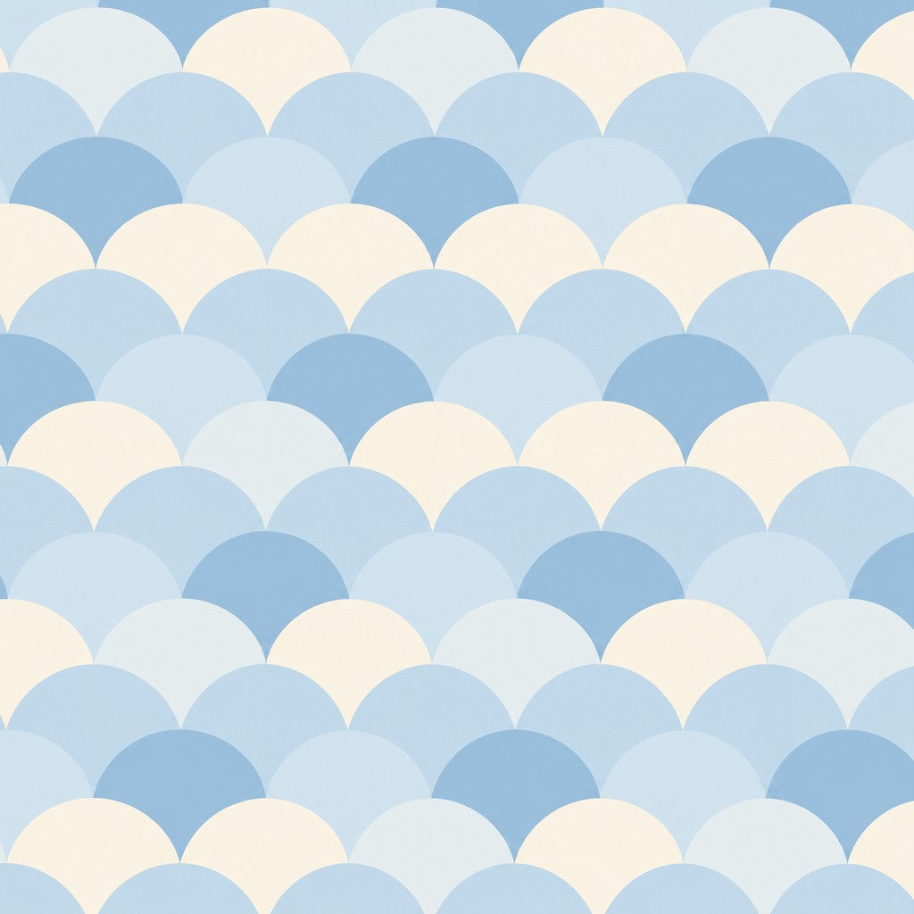Blue Design Wallpaper Mural product view