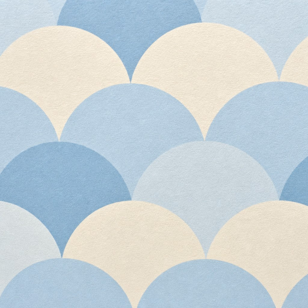 Blue Design Wallpaper Mural product view