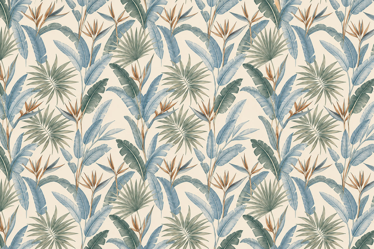 Blue Design Wallpaper Mural product view