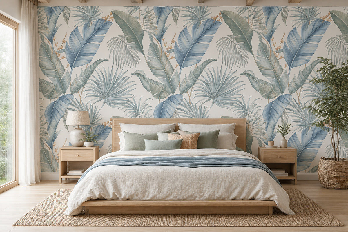 Blue Design Wallpaper Mural product view