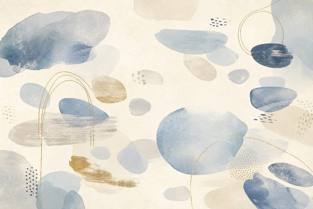 Blue Design Wallpaper Mural product view