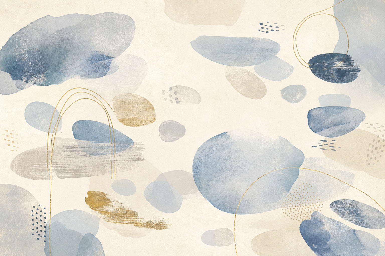 Blue Design Wallpaper Mural