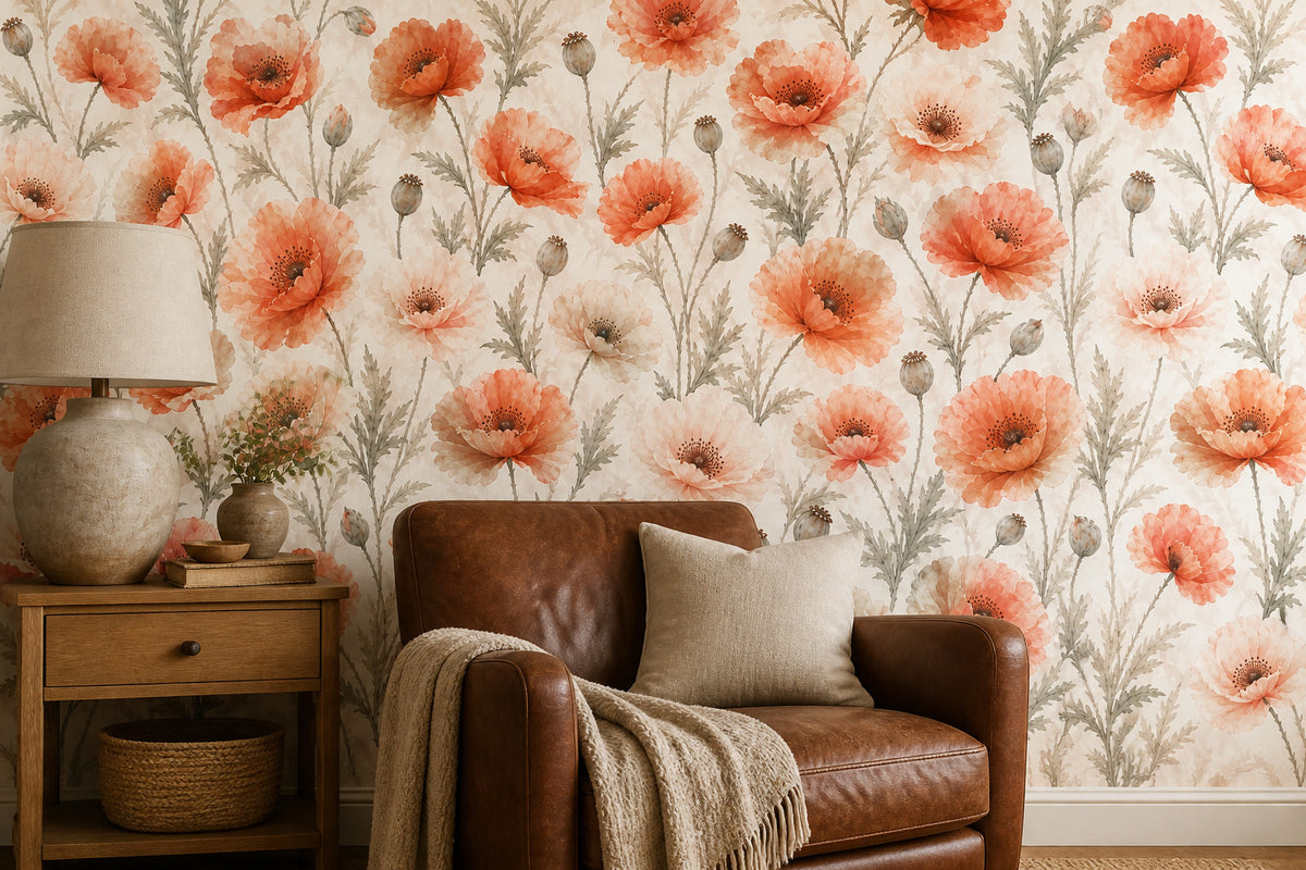 Blue Design Wallpaper Mural product view