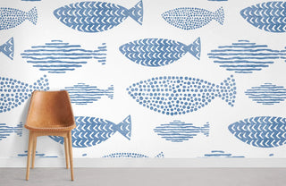 Coastal Fish Parade Wallpaper