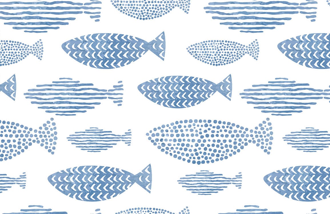Coastal Fish Parade Wallpaper