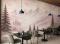 Blush Alpine Wallpaper Mural