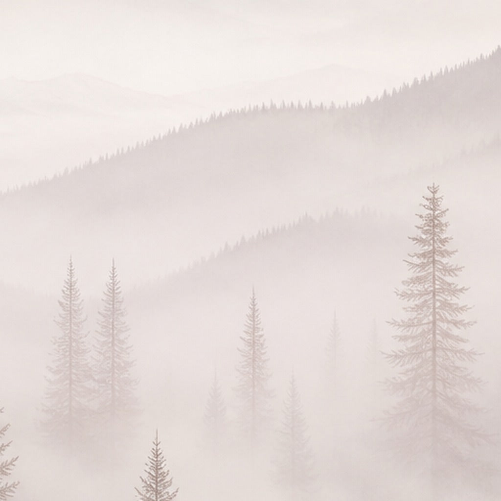 Blush Alpine Wallpaper Mural product view