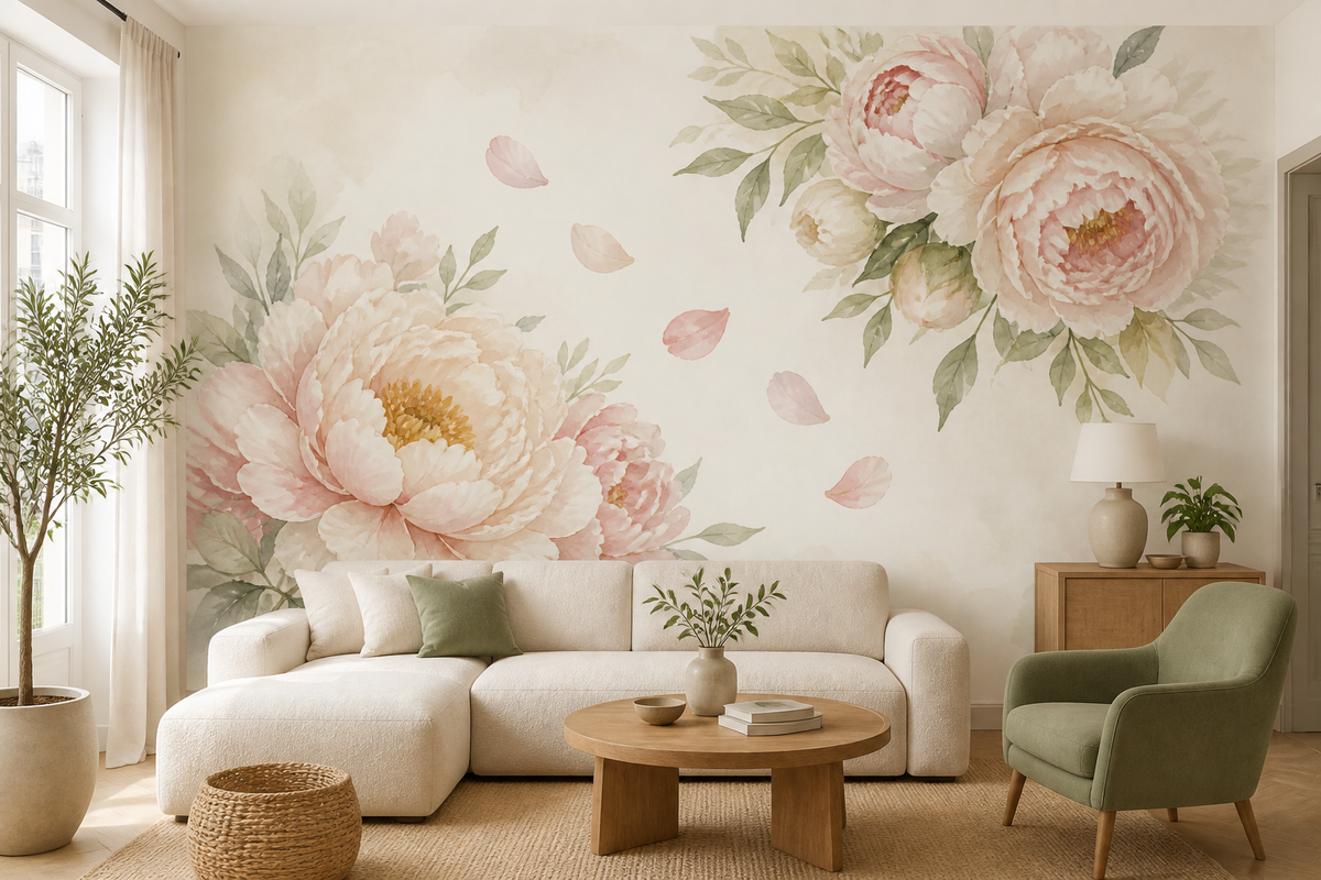Blush Design Wallpaper Mural product view