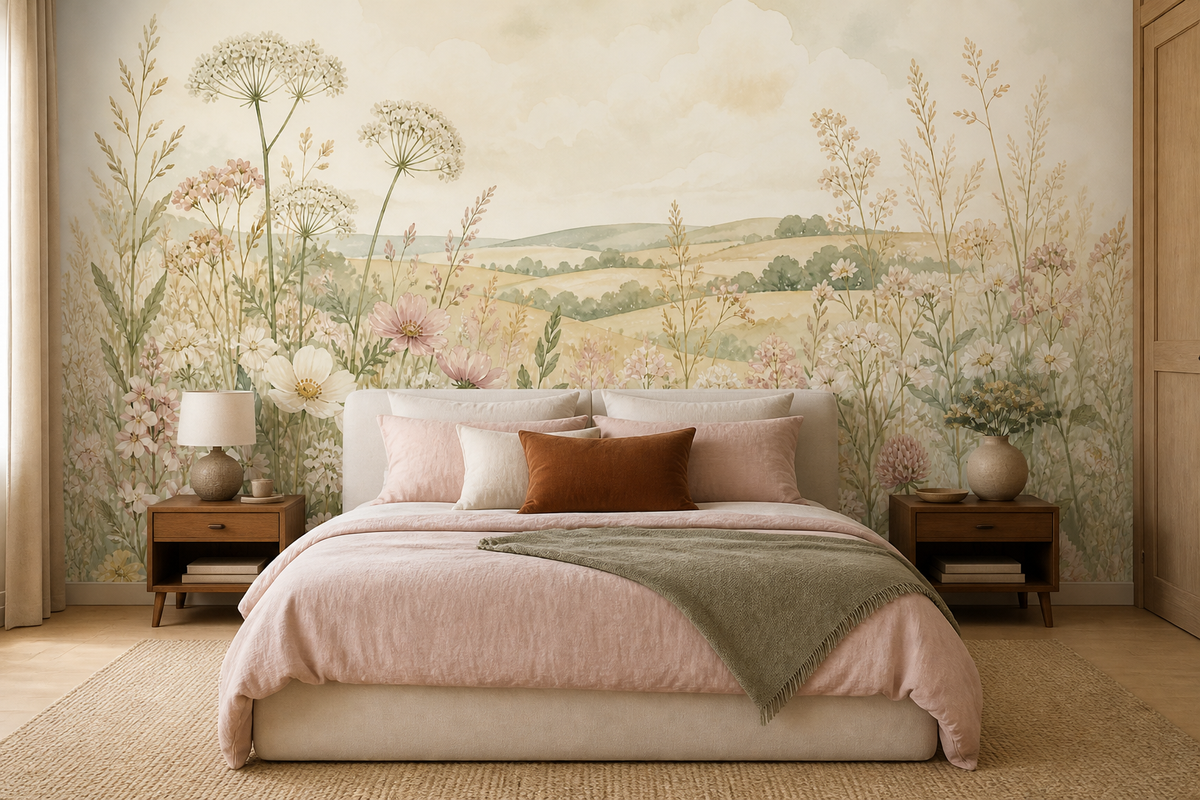 Blush Design Wallpaper Mural product view