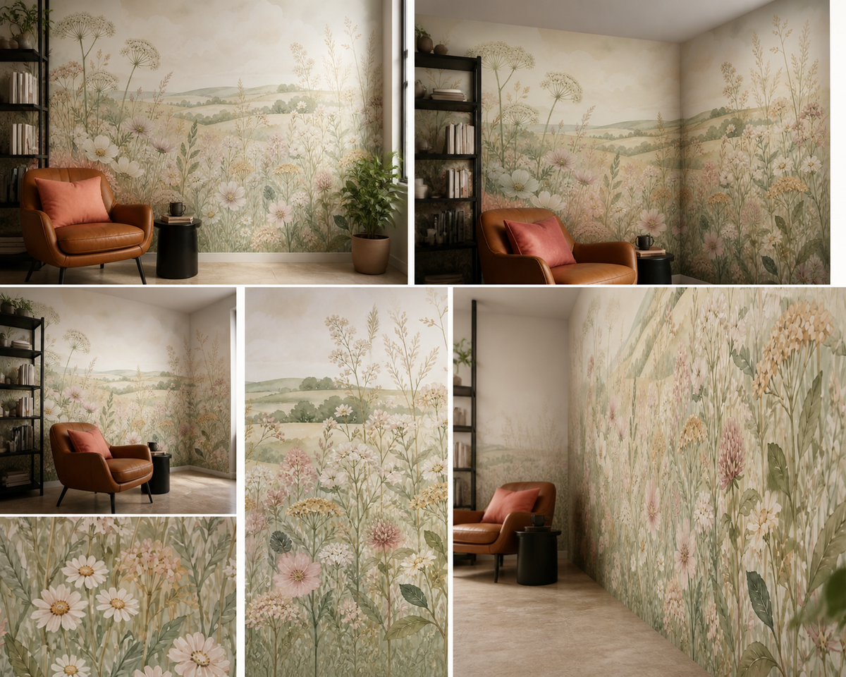 Blush Design Wallpaper Mural product view