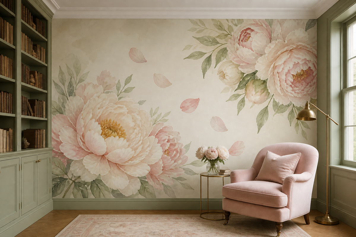 Blush Design Wallpaper Mural product view