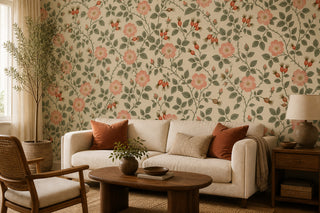 Blush Botanical Wallpaper Mural