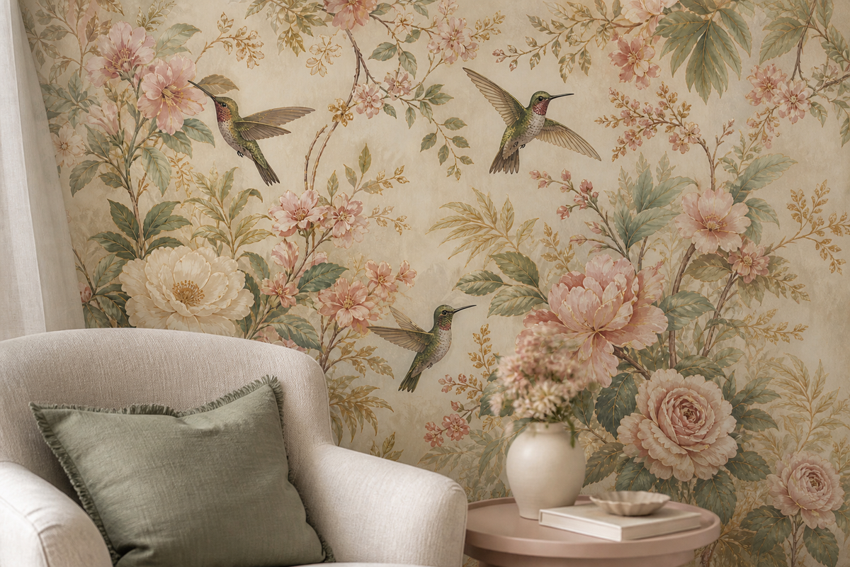 Blush Design Wallpaper Mural product view