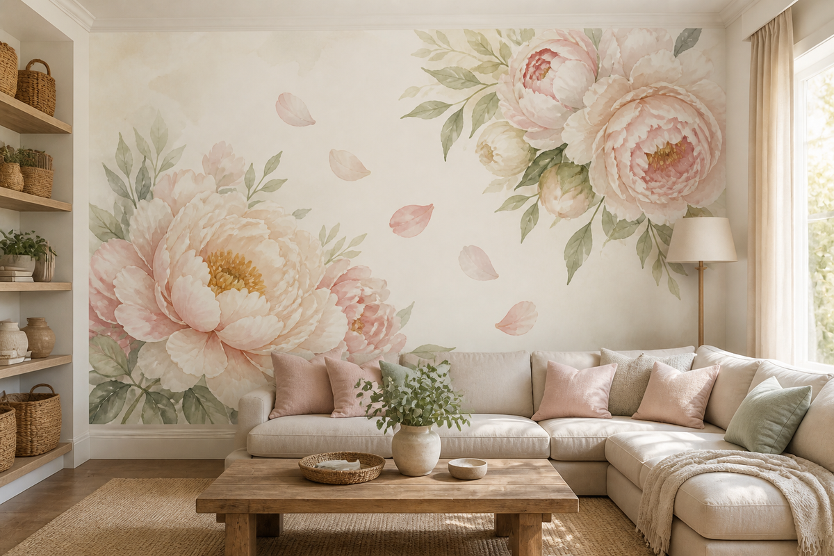Blush Design Wallpaper Mural product view