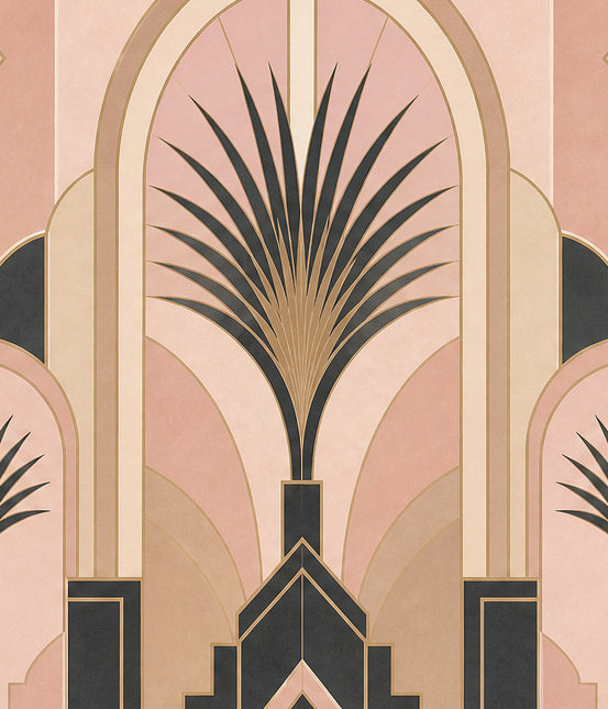 Blush Deco Wallpaper Mural product view