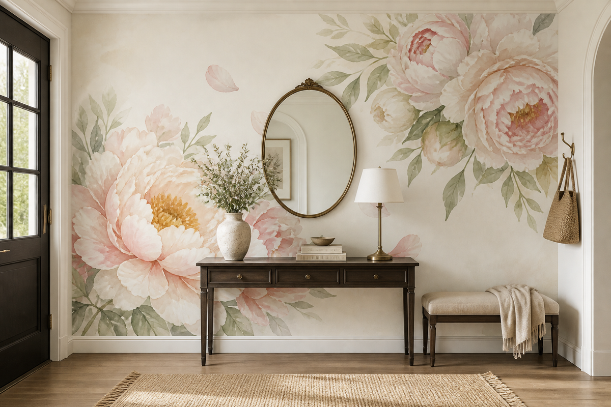 Blush Design Wallpaper Mural product view