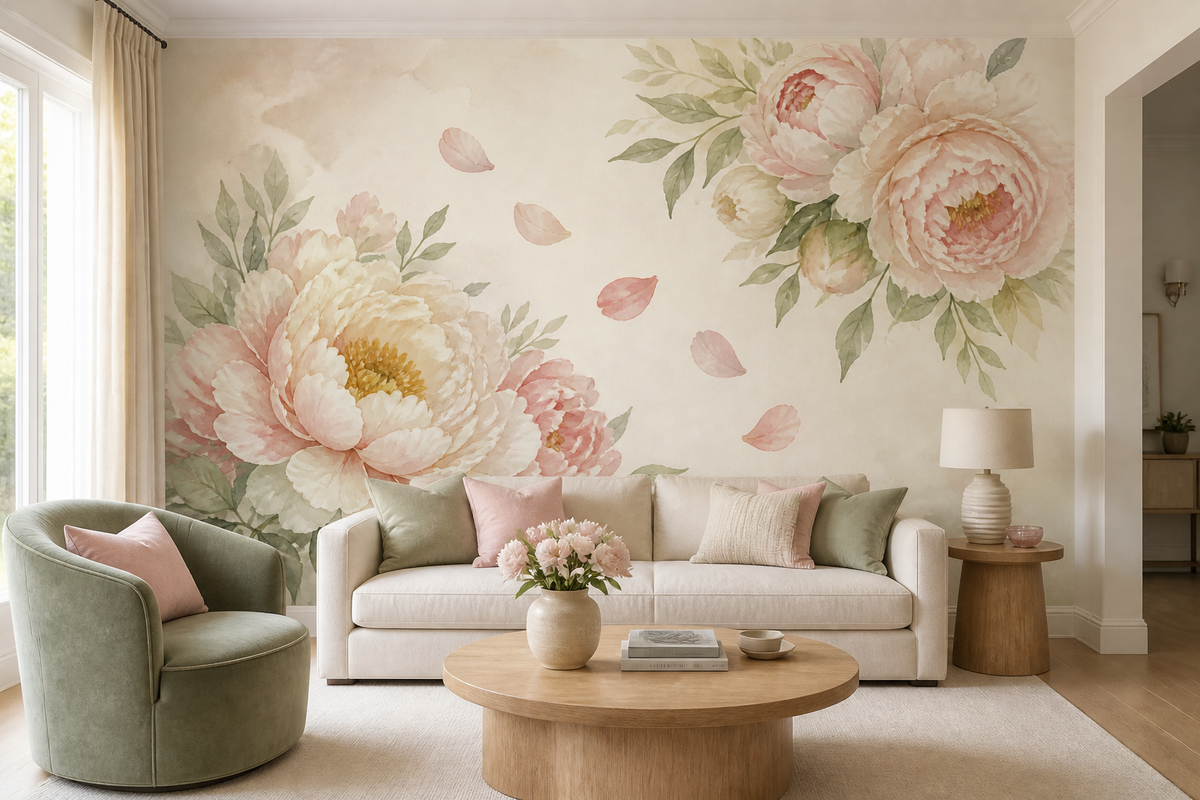 Blush Design Wallpaper Mural product view