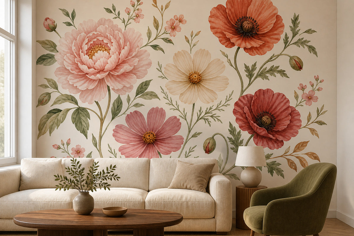 Blush Design Wallpaper Mural product view