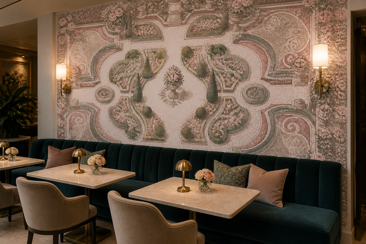 Blush Rose Wallpaper Mural product view