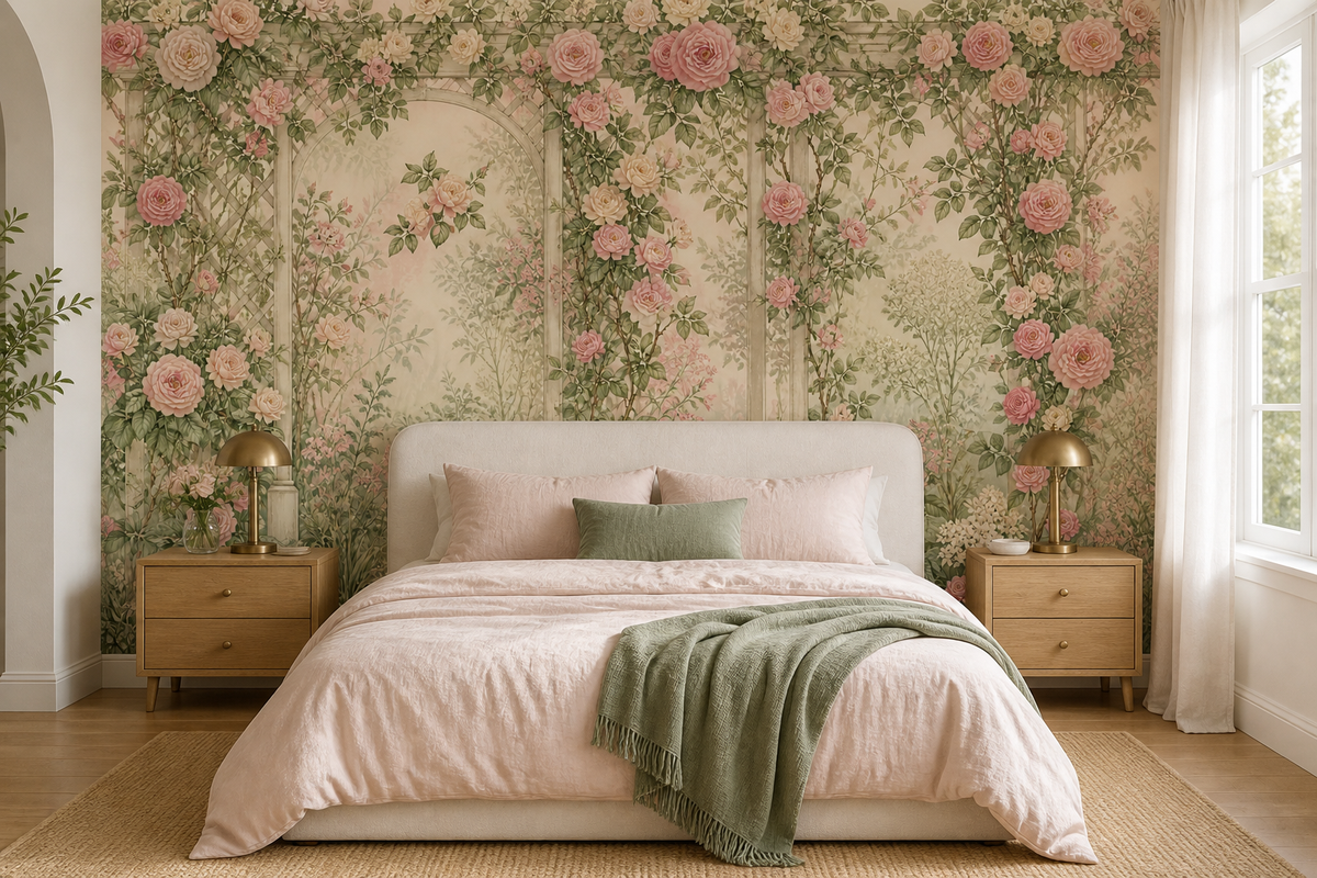 Blush Rose Wallpaper Mural product view