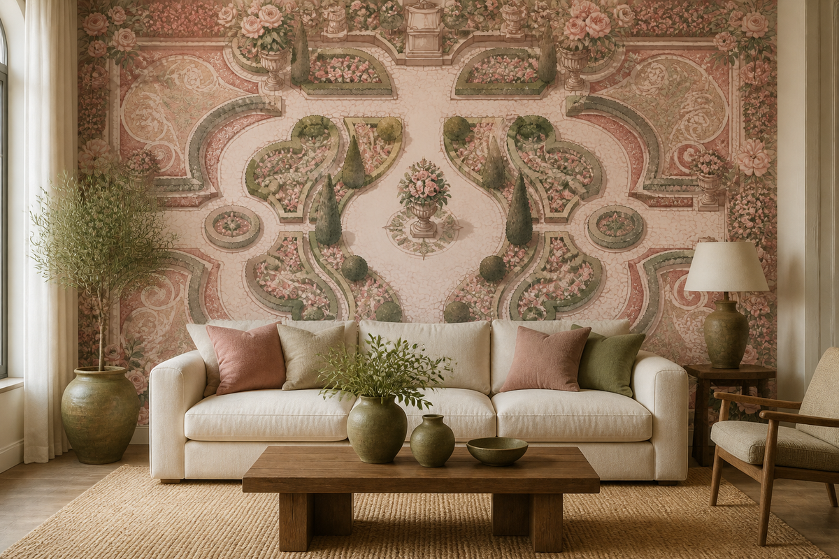 Blush Rose Wallpaper Mural product view