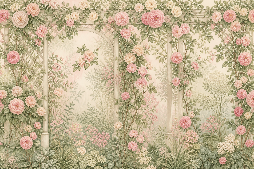 Blush Rose Wallpaper Mural product view
