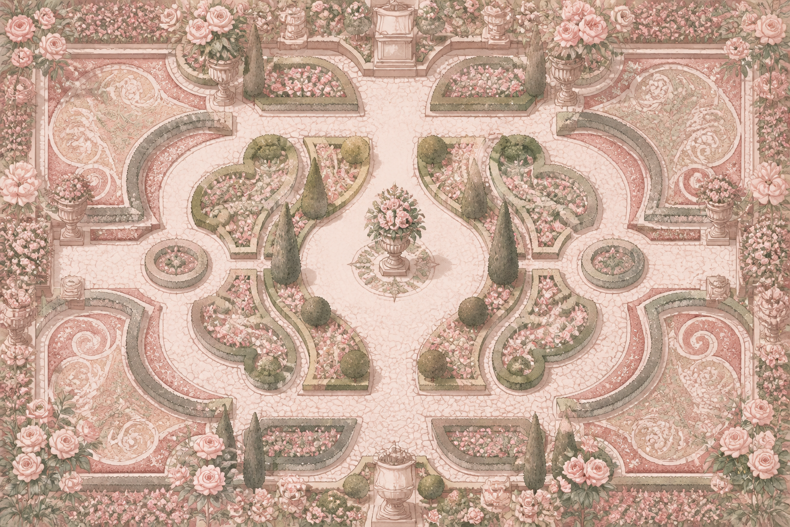 Blush Rose Wallpaper Mural