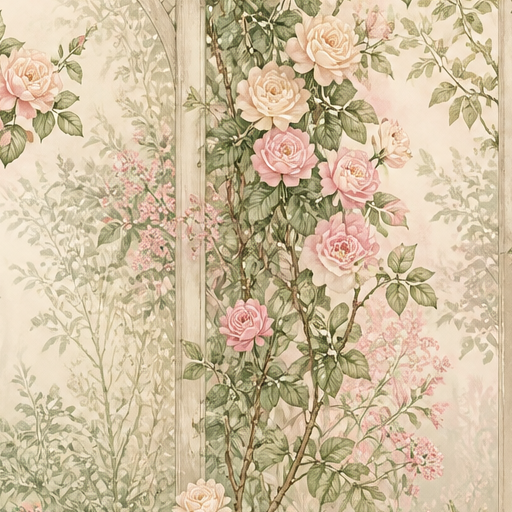 Blush Rose Wallpaper Mural product view