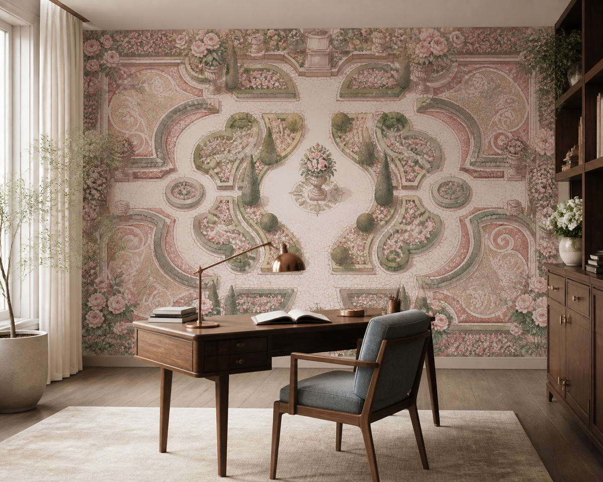Blush Rose Wallpaper Mural product view