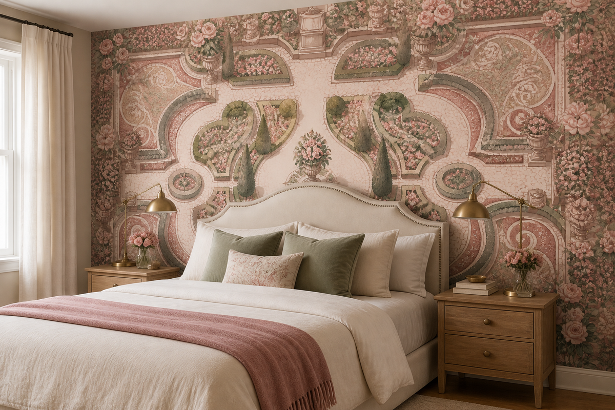 Blush Rose Wallpaper Mural product view