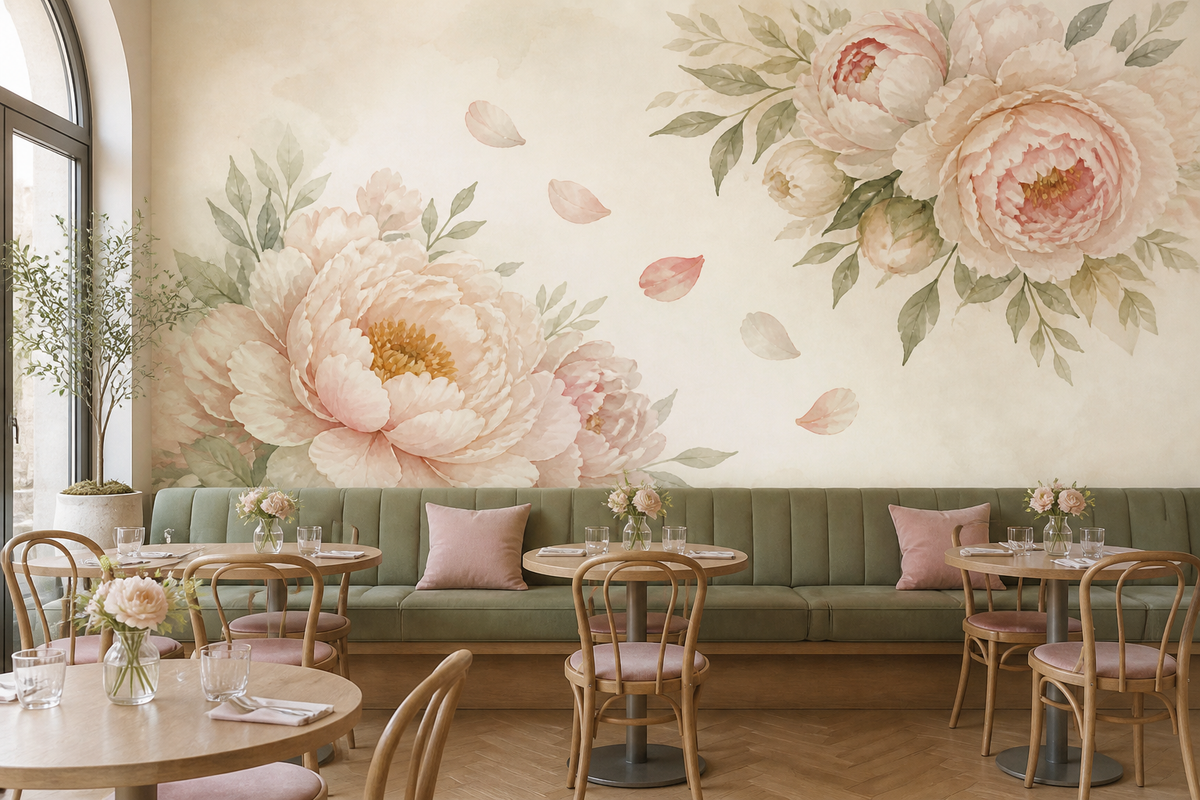 Blush Design Wallpaper Mural product view