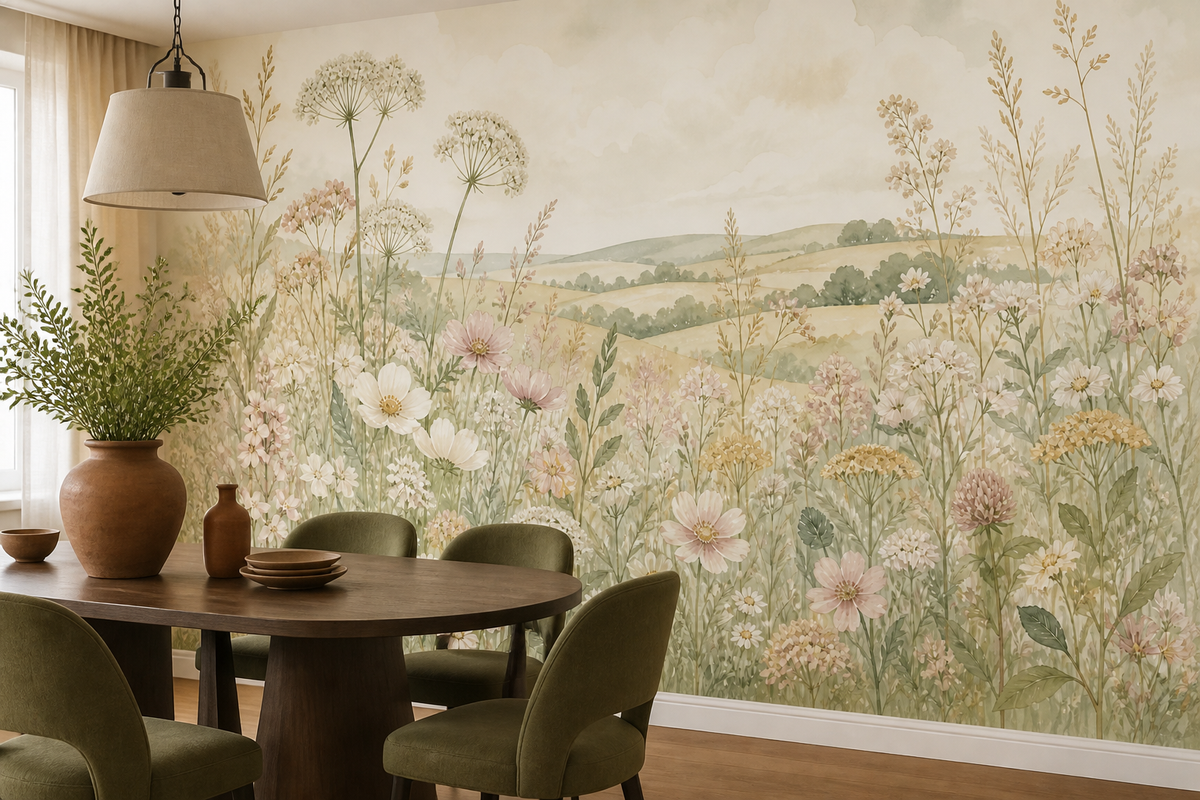 Blush Design Wallpaper Mural product view