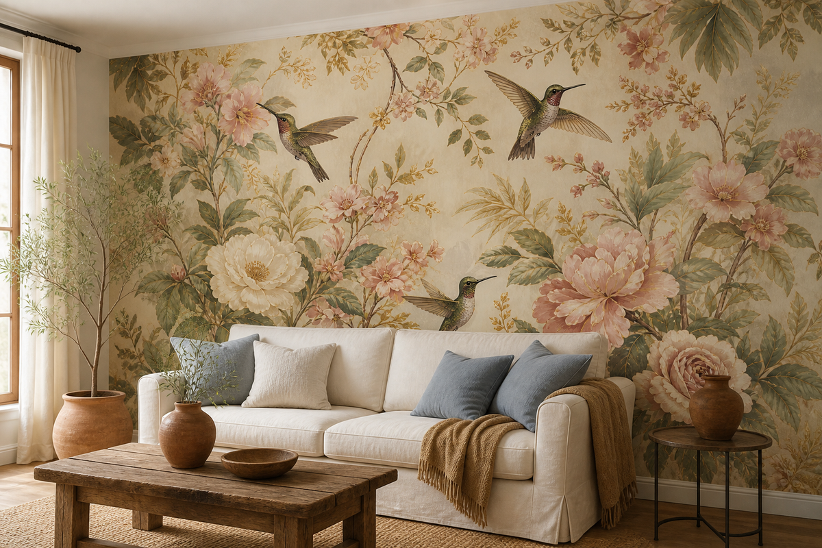 Blush Design Wallpaper Mural product view