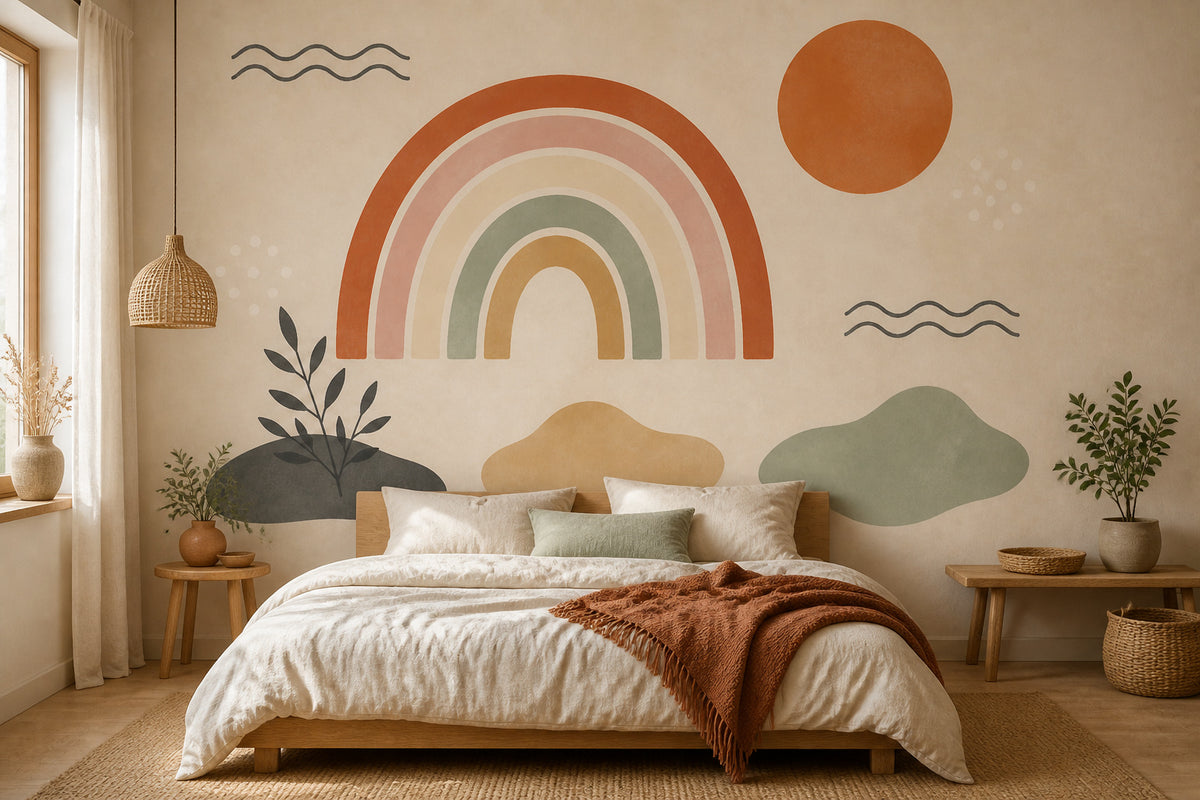 Rust Boho Wallpaper Mural product view