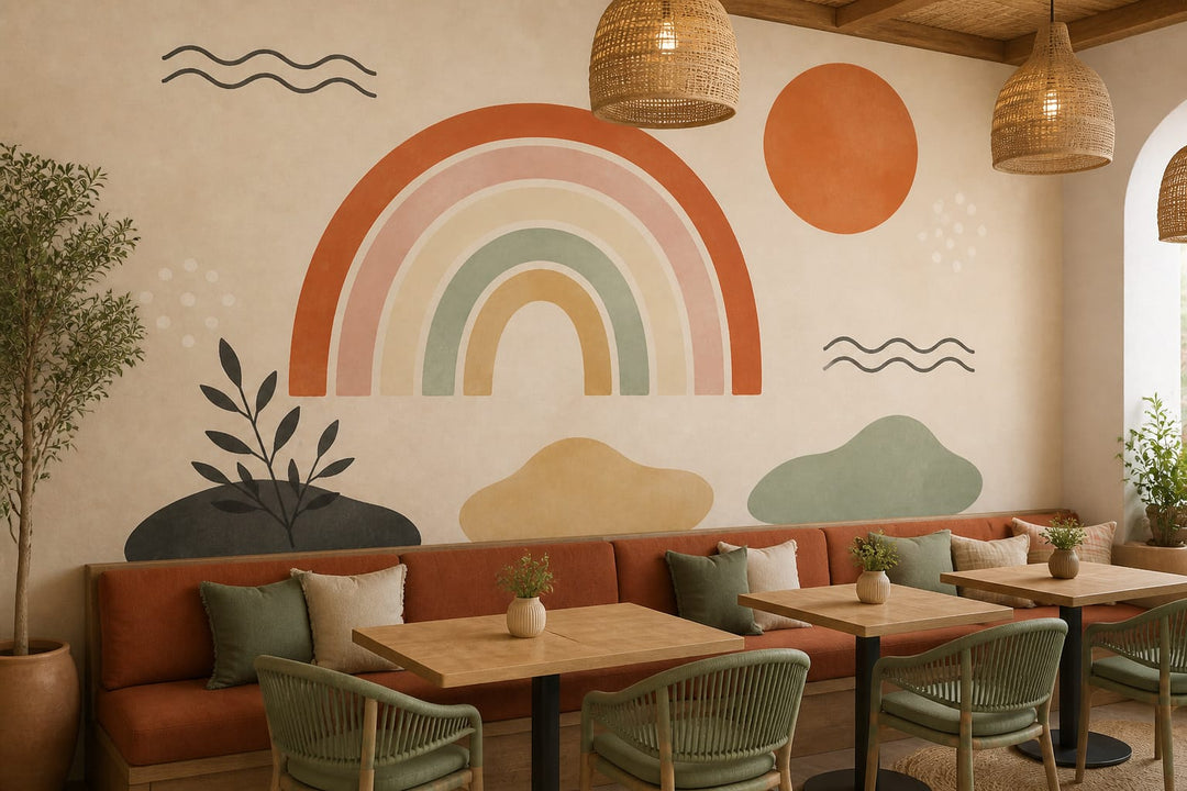 Rust Boho Wallpaper Mural product view
