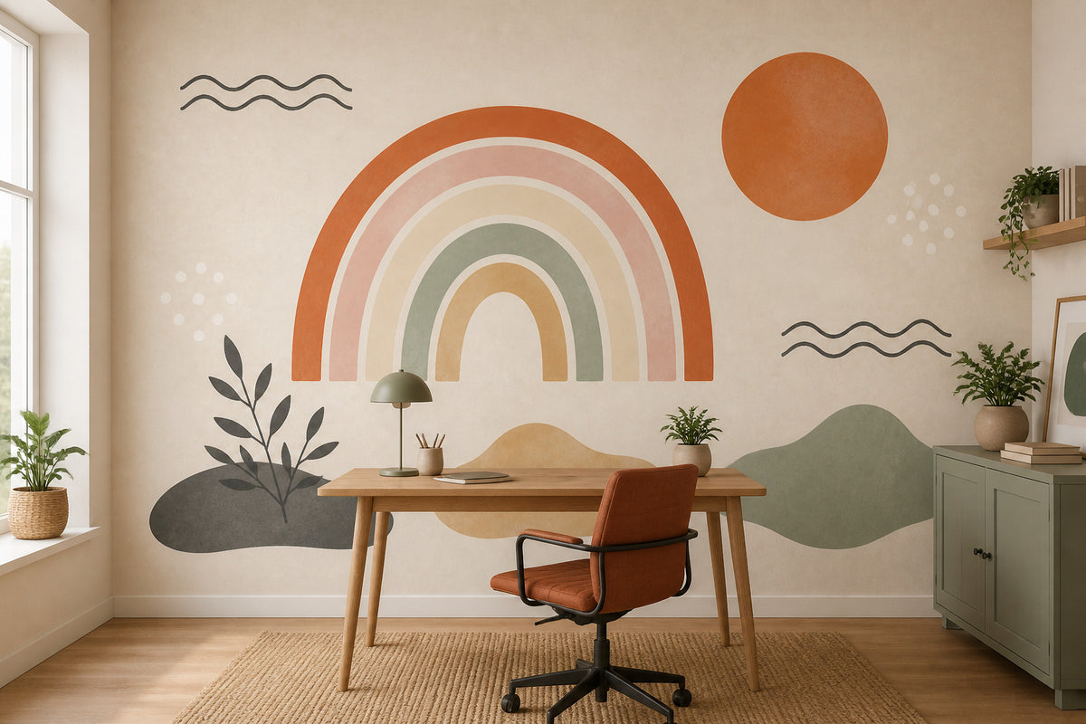 Rust Boho Wallpaper Mural product view