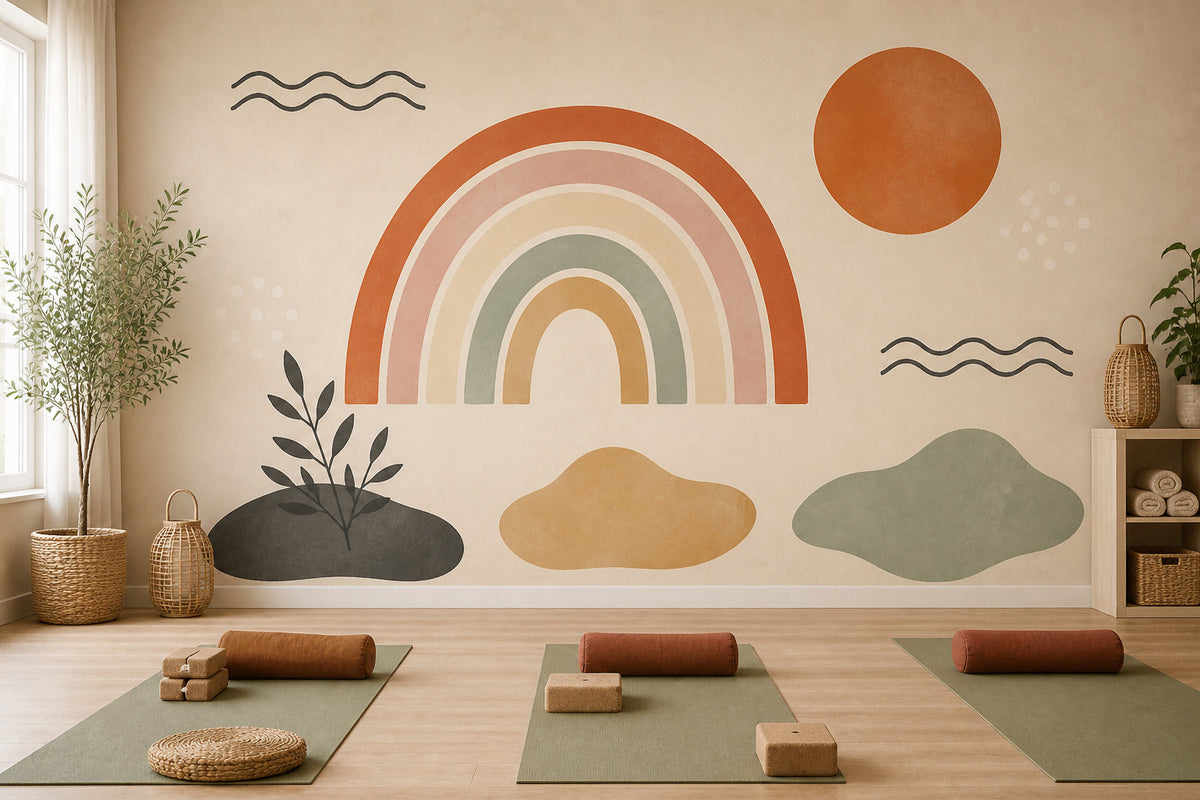 Rust Boho Wallpaper Mural product view