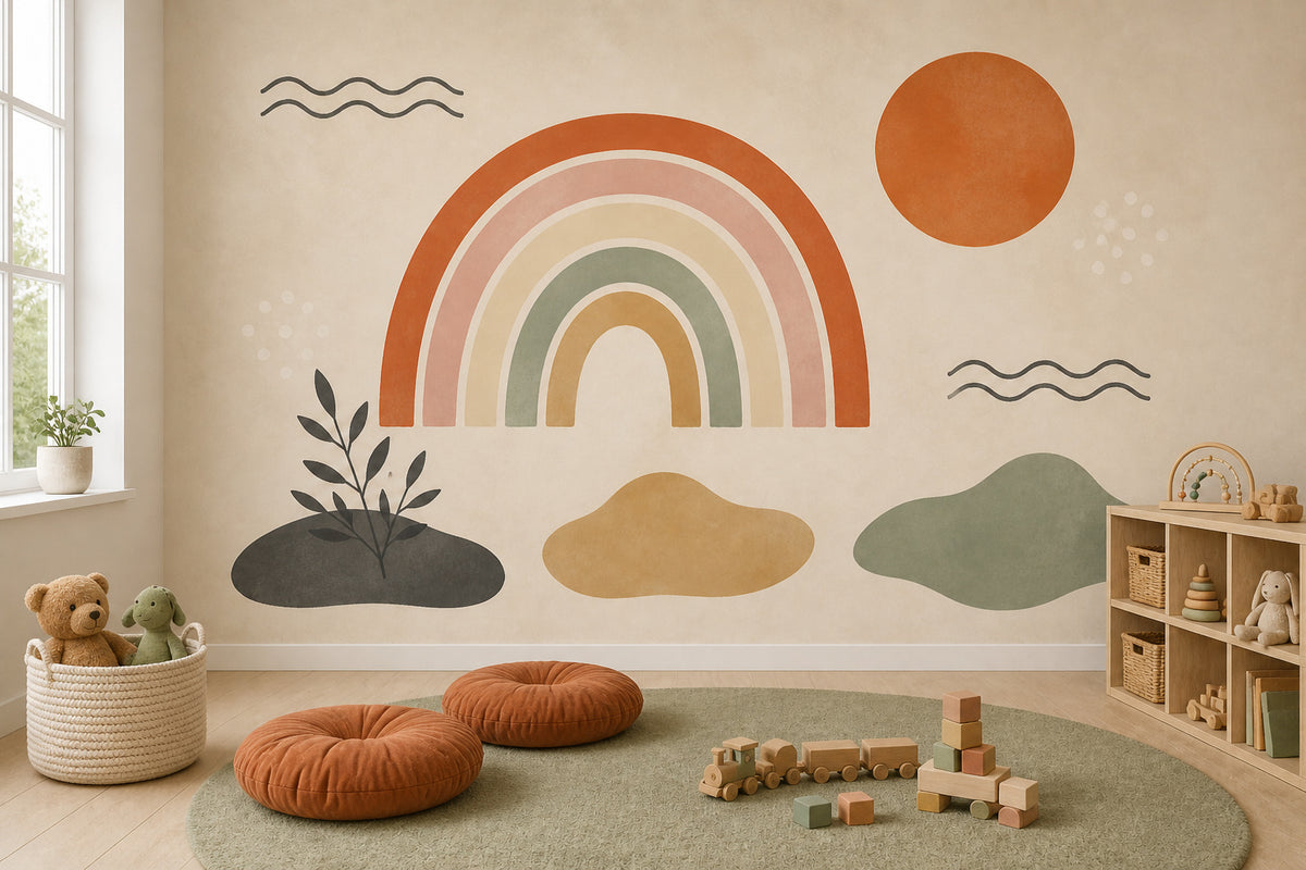 Rust Boho Wallpaper Mural product view