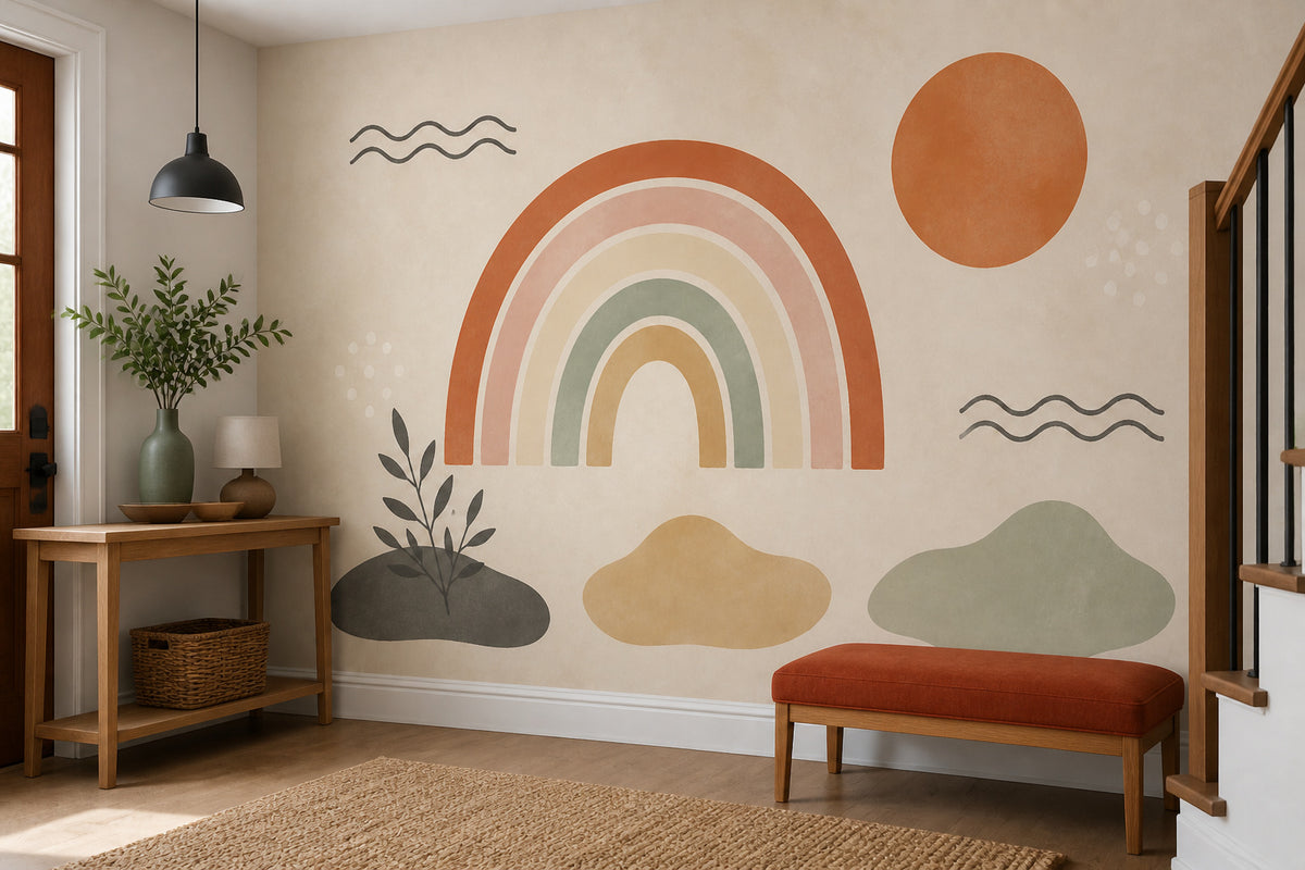 Rust Boho Wallpaper Mural product view