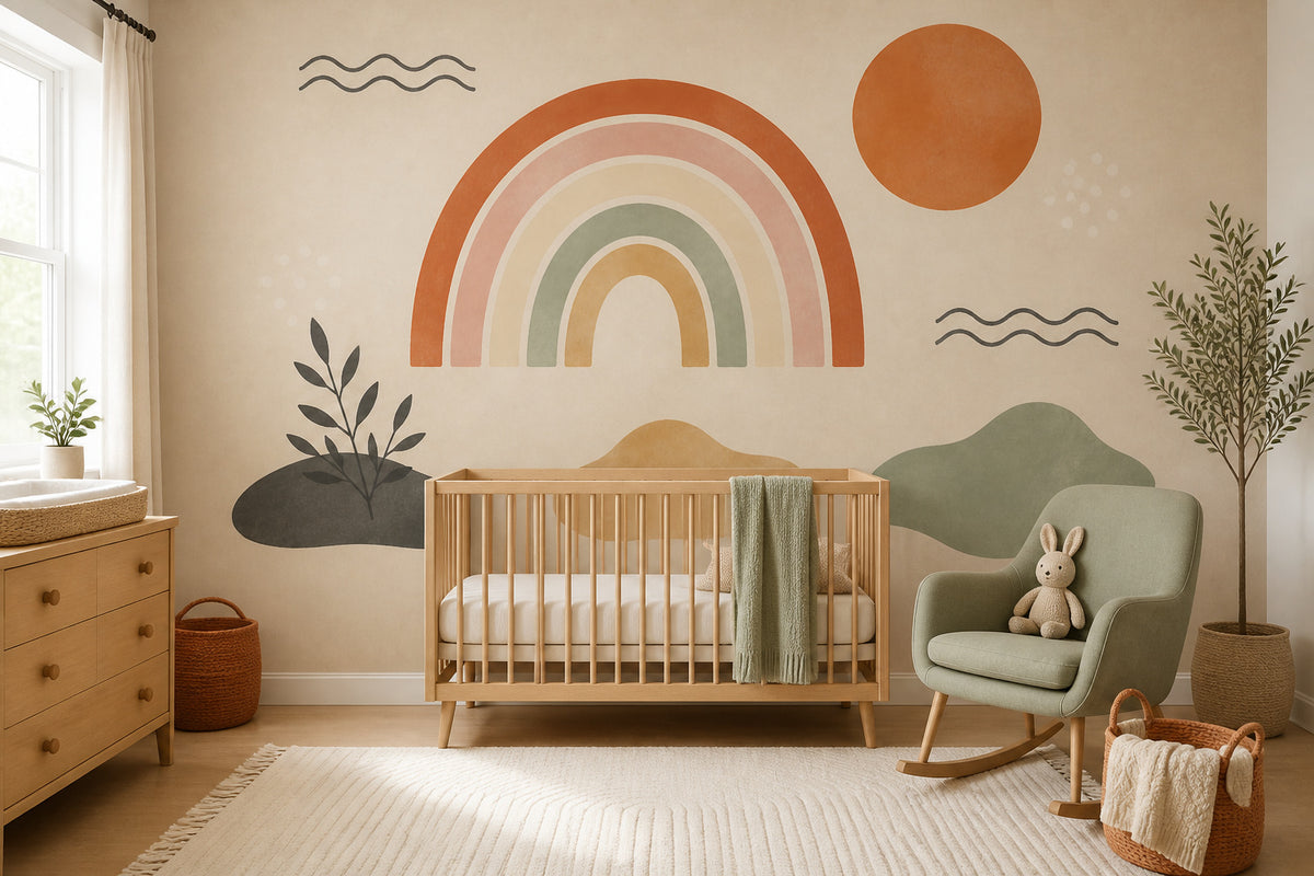 Rust Boho Wallpaper Mural product view