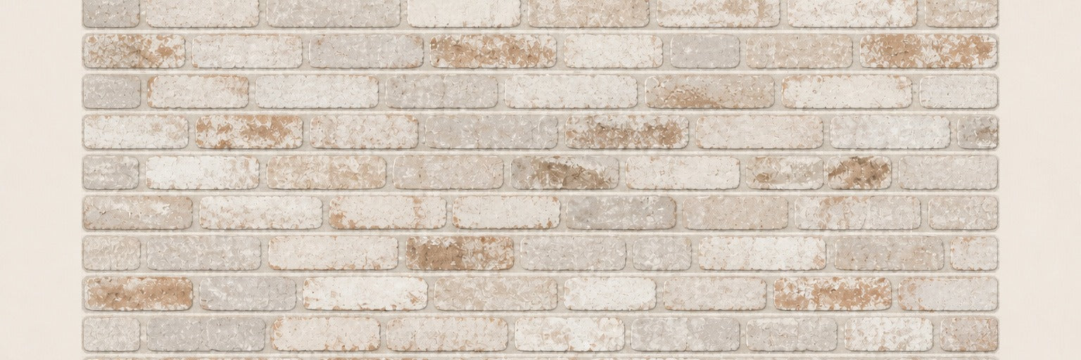 White Brick Wallpaper Mural