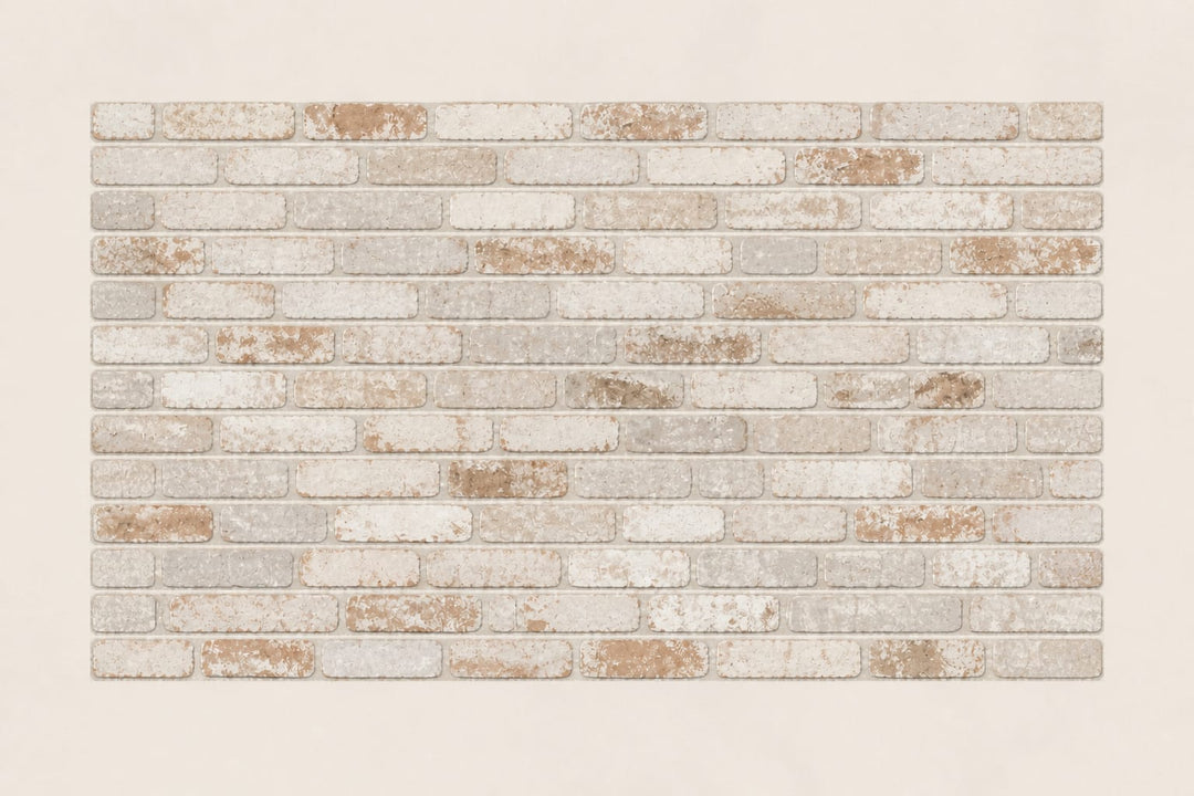 White Brick Wallpaper Mural product view