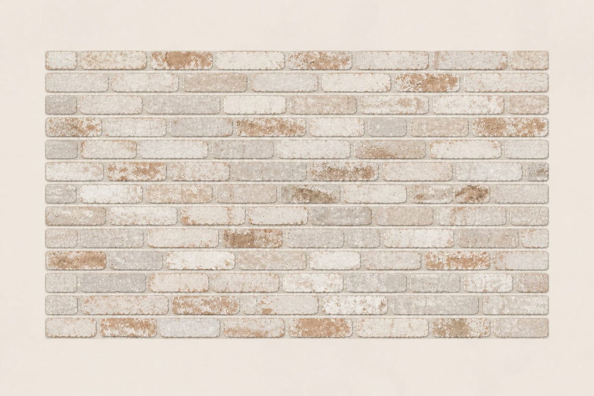 White Brick Wallpaper Mural