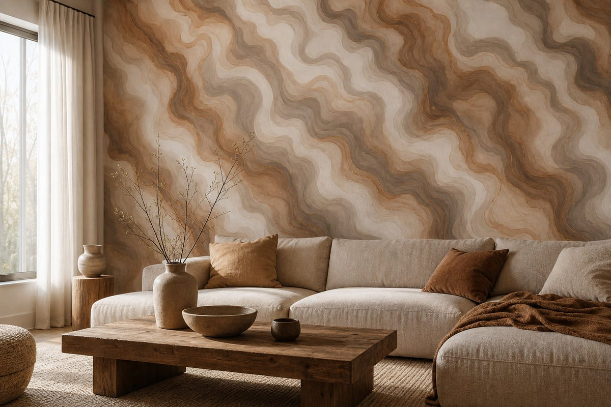Bronze Smoke Wallpaper Mural product view