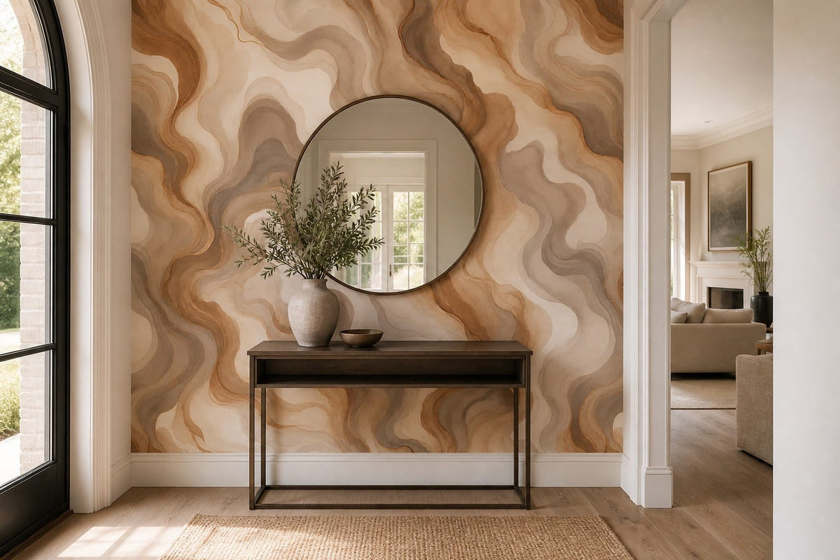 Bronze Smoke Wallpaper Mural product view