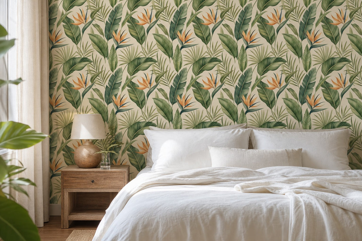 Brown Bird Of Wallpaper Mural product view